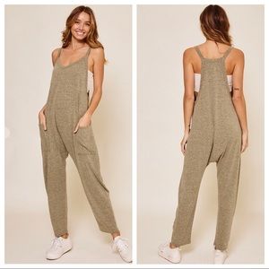 Rachel Favorite Boho Sleeveless Harem Jumpsuit